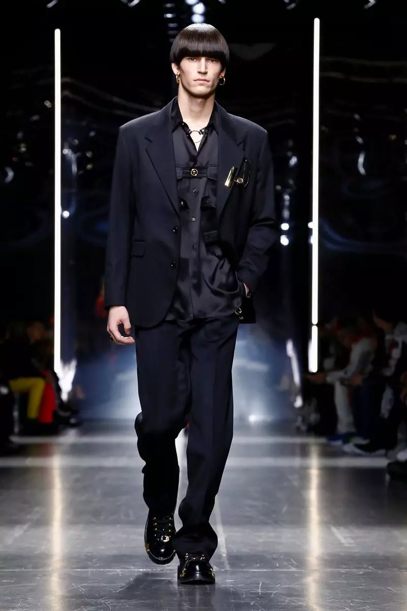 Versace Menswear ragrag Usum tiis 2019 Milan39