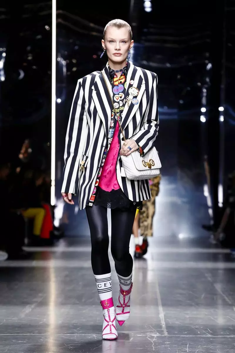 Versace Menswear Majira ya Baridi 2019 Milan52