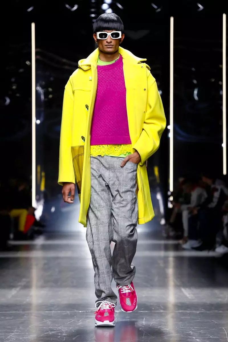 Versace Menswear ລະດູໜາວ 2019 Milan7