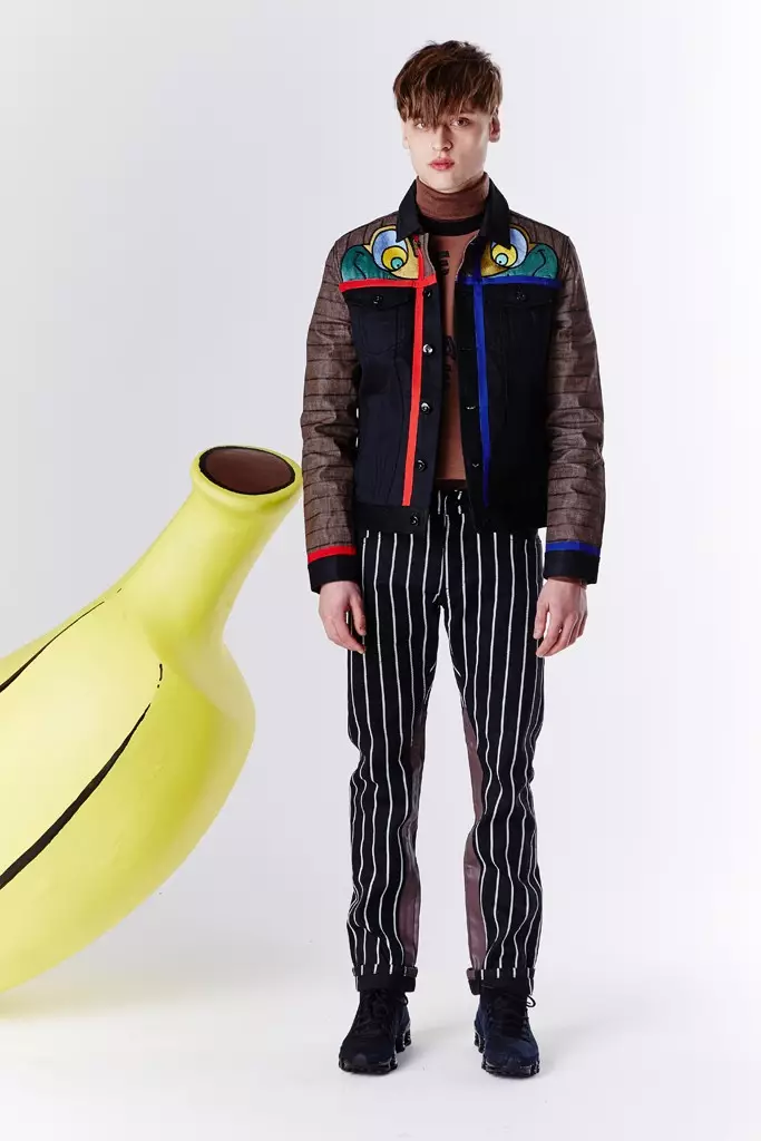 El diseñador de ropa deportiva con sede en Londres, Bobby Abley, se mantuvo fiel a su ADN alegre y caricaturesco con una alineación de otoño titulada El libro de la selva. Abley se inspiró en la idea de referencias literales a la jungla, pero se mezcló con la jungla urbana que experimentó en Nueva York.