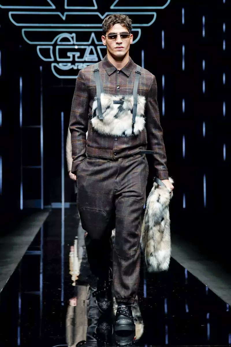 Emporio Armani Erkek Giyim Sonbahar Kış 2019 Milan107