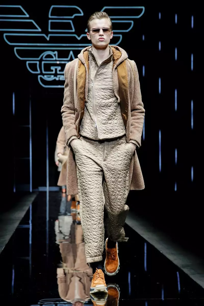 Emporio Armani Awọn aṣọ ọkunrin Igba otutu 2019 Milan111