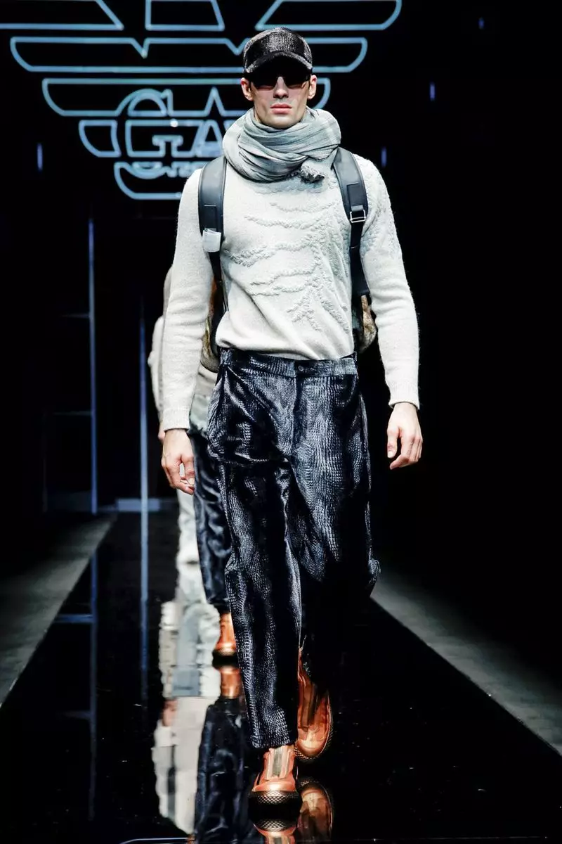 Emporio Armani Herretøj Efterår Vinter 2019 Milan113