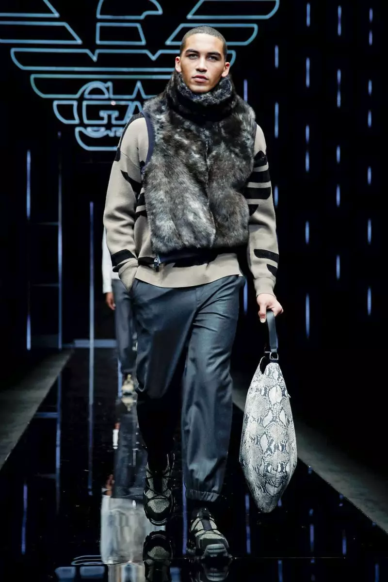 Emporio Armani Moda Masculina Outono Inverno 2019 Milan119