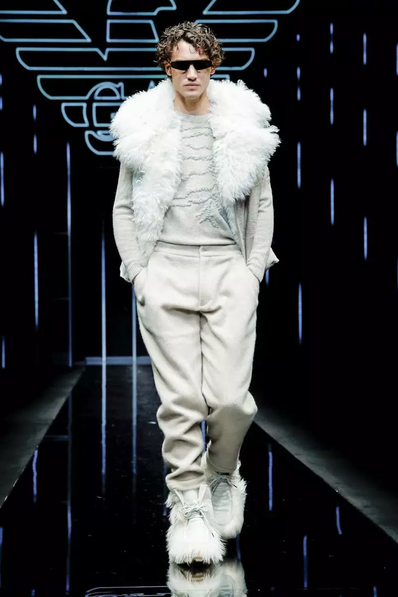 Emporio Armani Erkek Giyim Sonbahar Kış 2019 Milan129