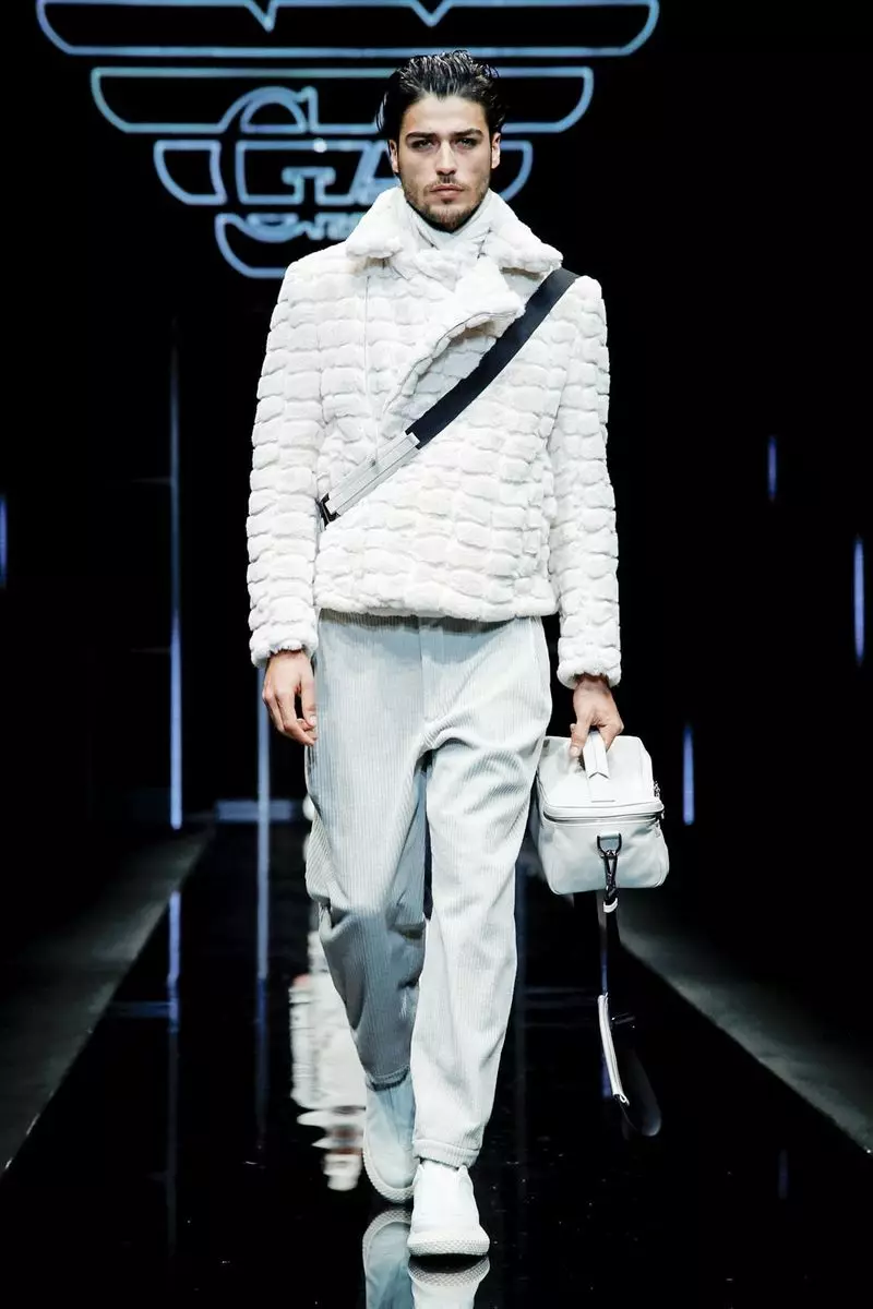 Emporio Armani Menswear Otòn Ivè 2019 Milan133