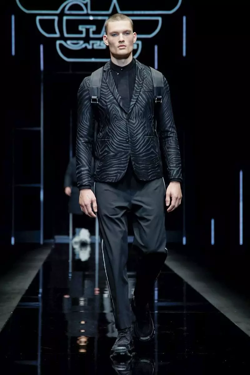 Emporio Armani Menswear Otòn Ivè 2019 Milan16