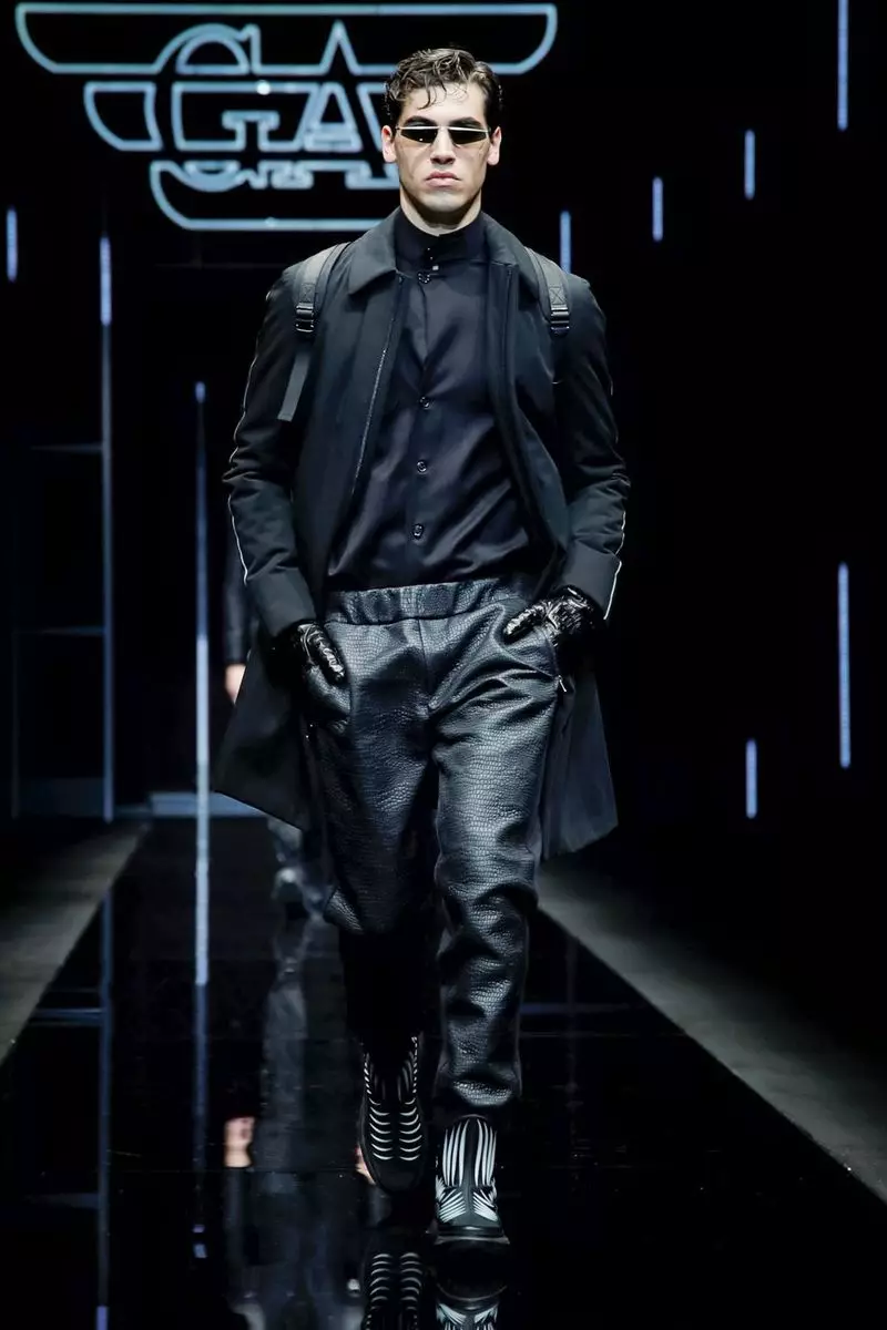 Emporio Armani férfiruházat, őszi tél 2019 Milánó17