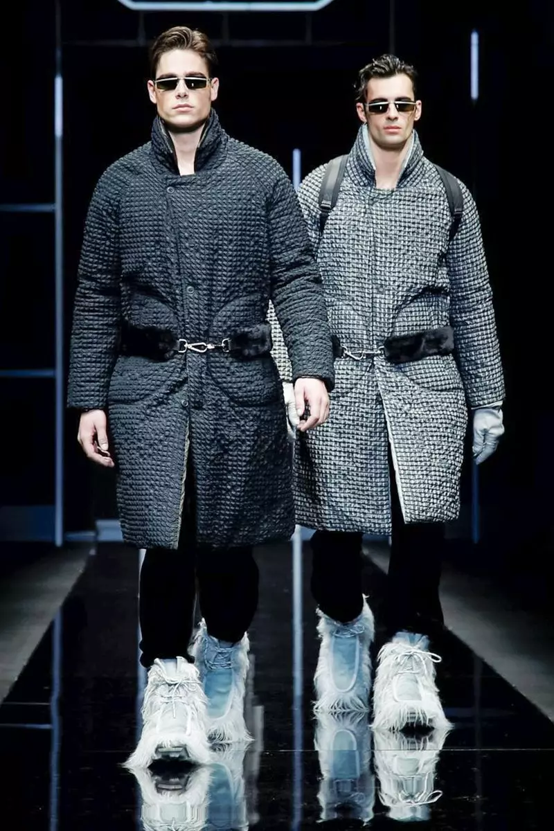 Emporio Armani vīriešu apģērbi, rudens ziema 2019, Milāna18