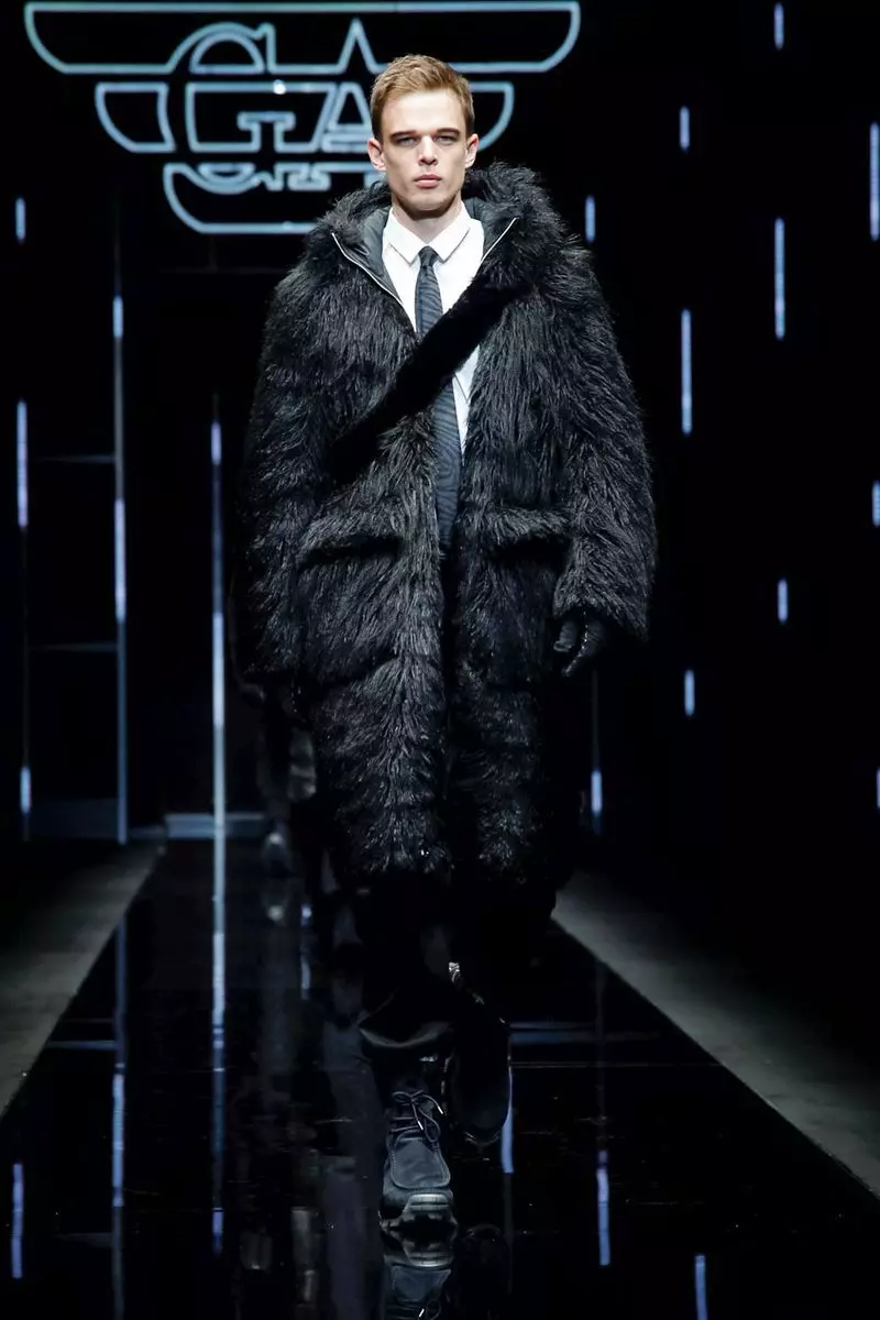 Emporio Armani Rigar Menswear Faɗuwar hunturu 2019 Milan2