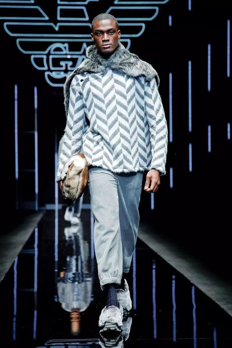 Emporio Armani férfiruházat, őszi tél 2019 Milánó23