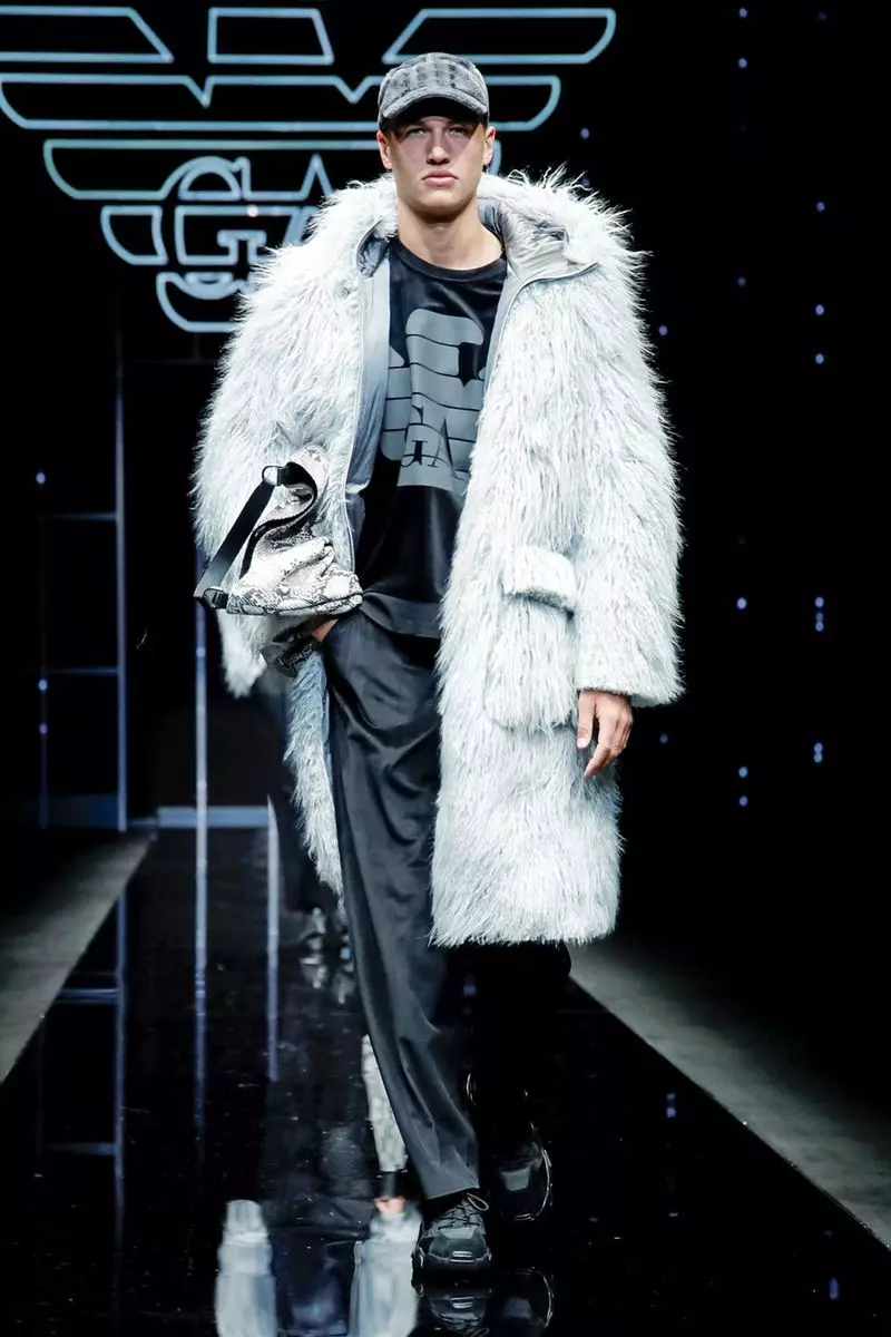 Emporio Armani Herreklær Høst Vinter 2019 Milan34