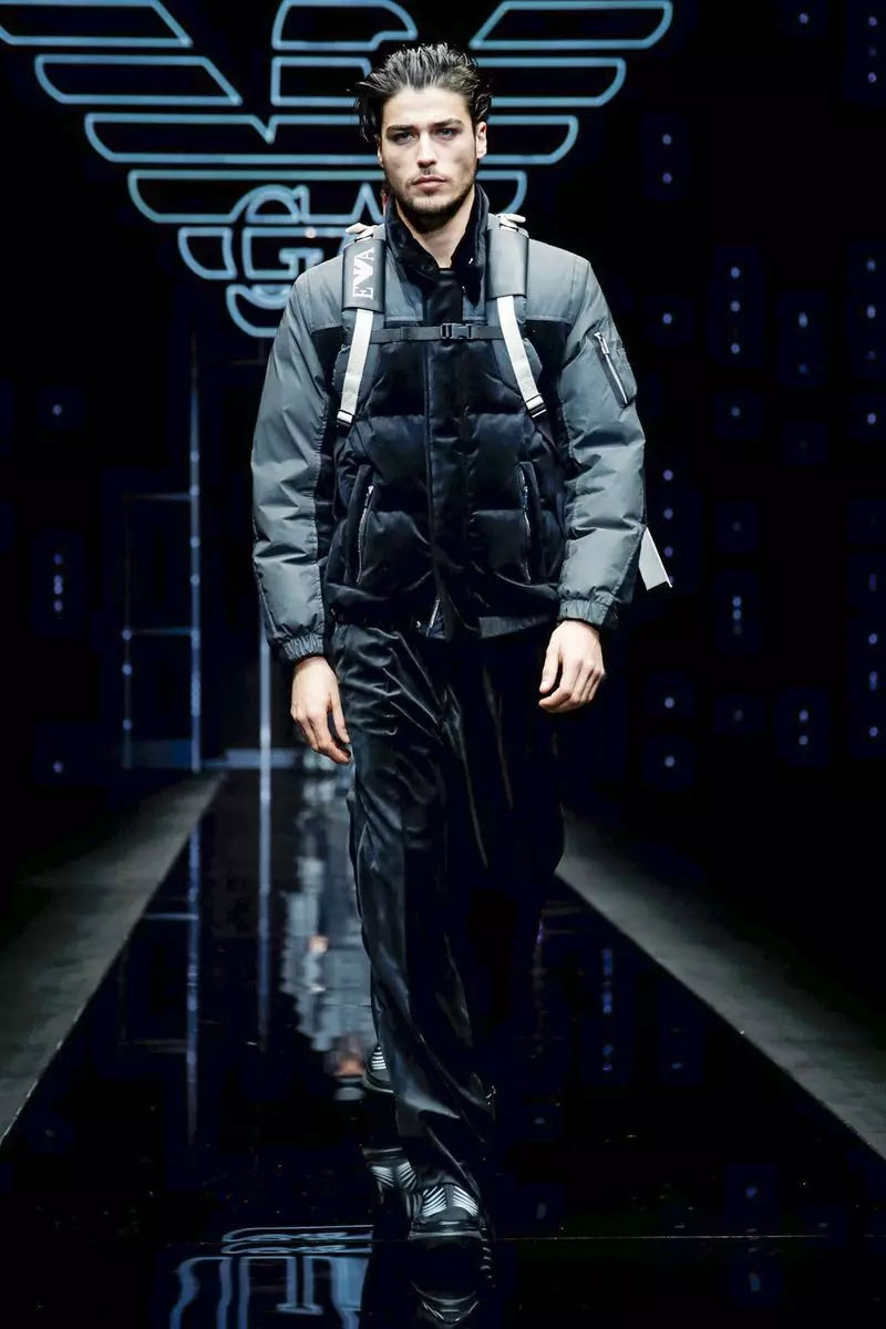 Emporio Armani эрэгтэй хувцас 2019 намар өвлийн Милан39