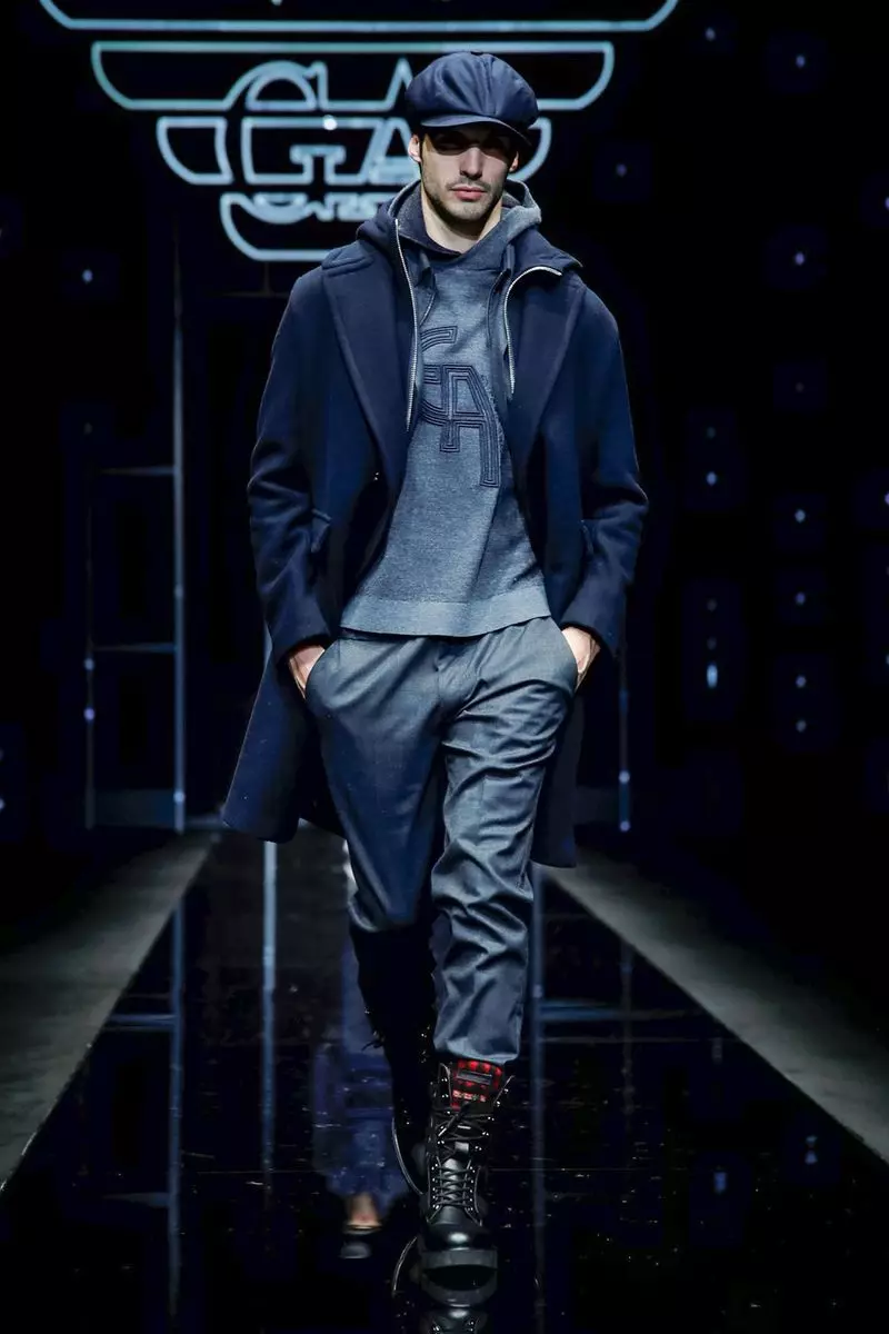 Akanjo lehilahy Emporio Armani Fararano ririnina 2019 Milan48