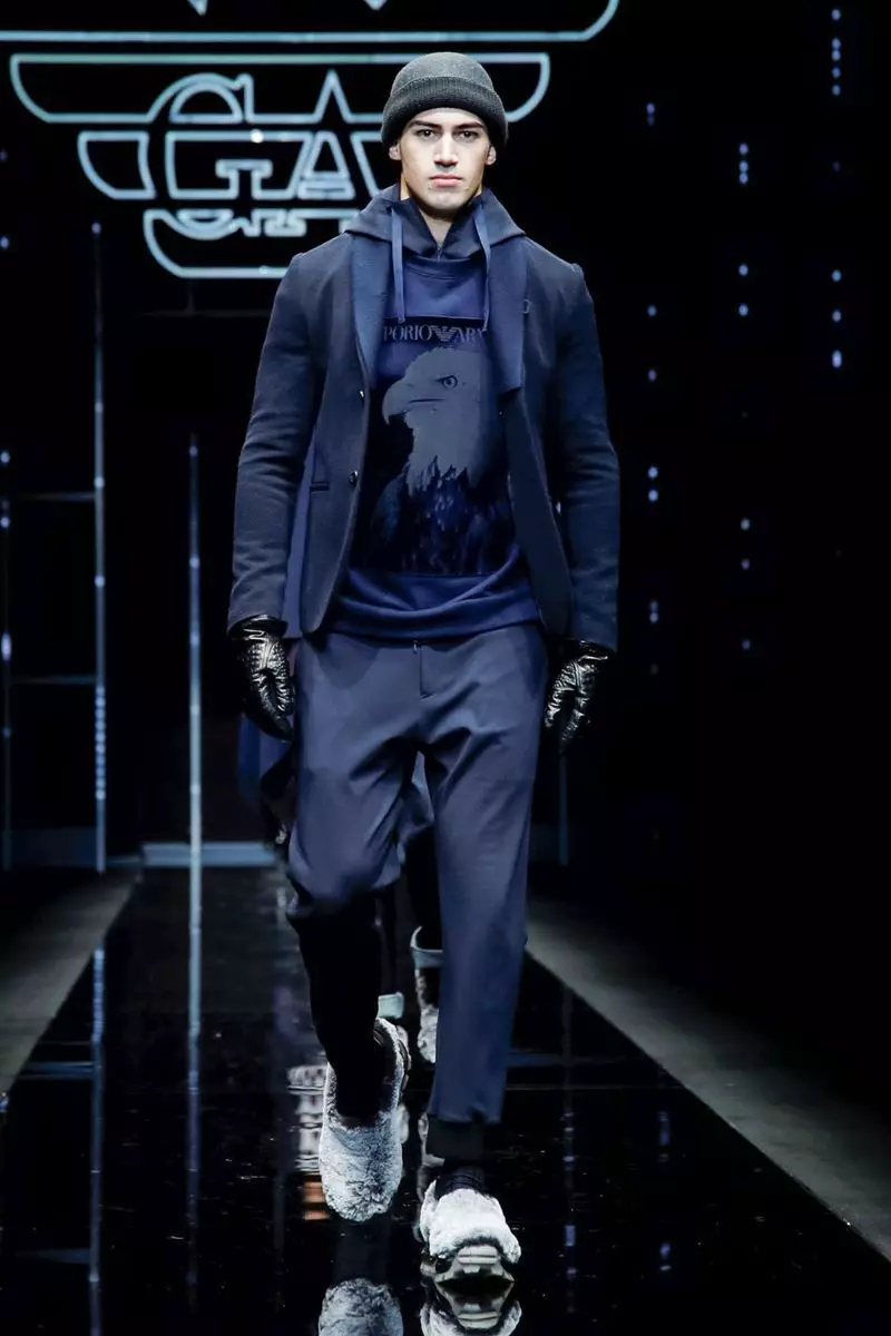 Emporio Armani Mansklere Herfs Winter 2019 Milan50