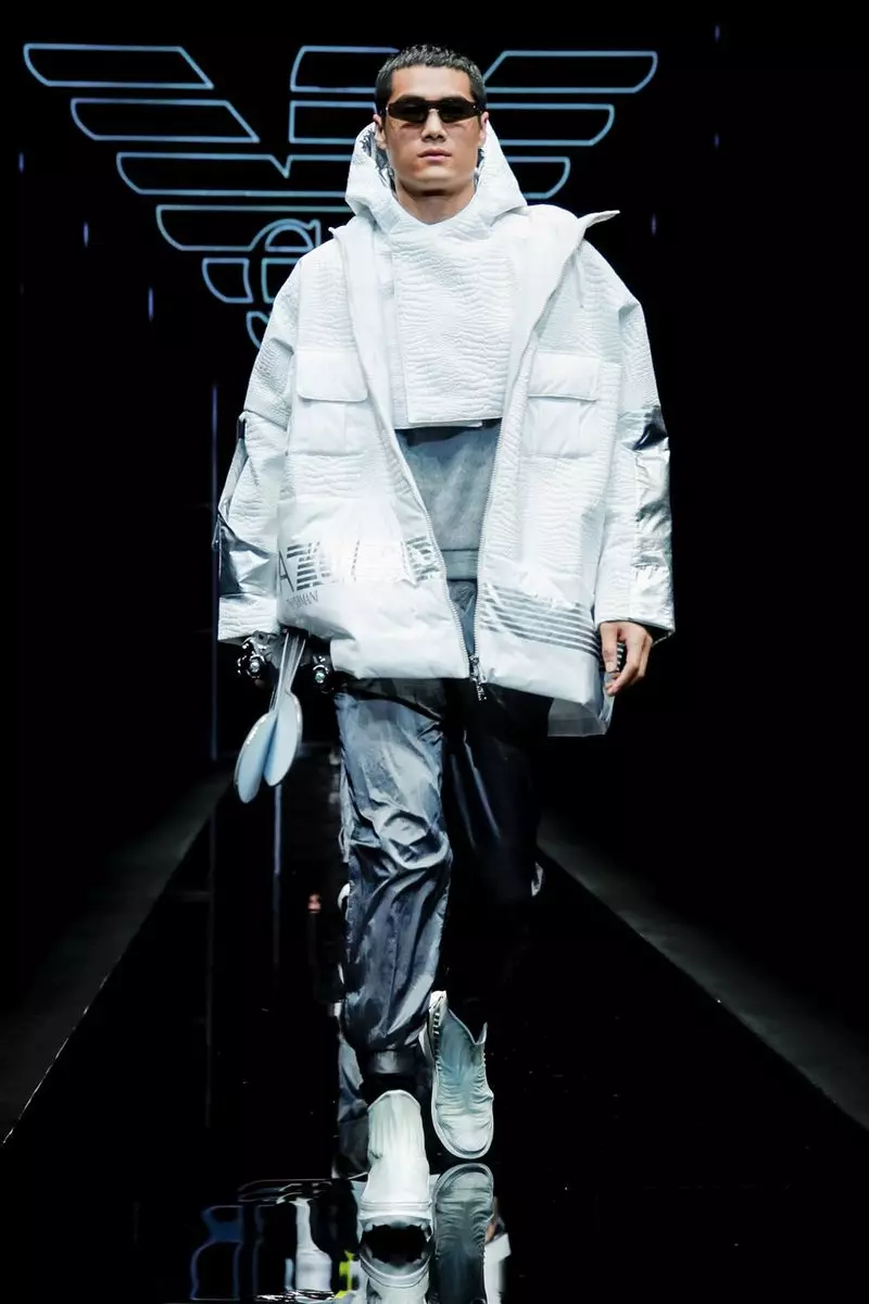 Emporio Armani Erkek Giyim Sonbahar Kış 2019 Milan64