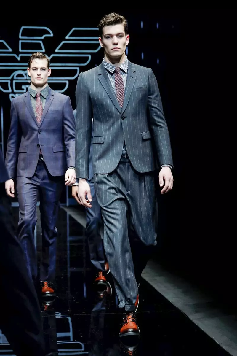 Emporio Armani Herreklær Høst Vinter 2019 Milan80