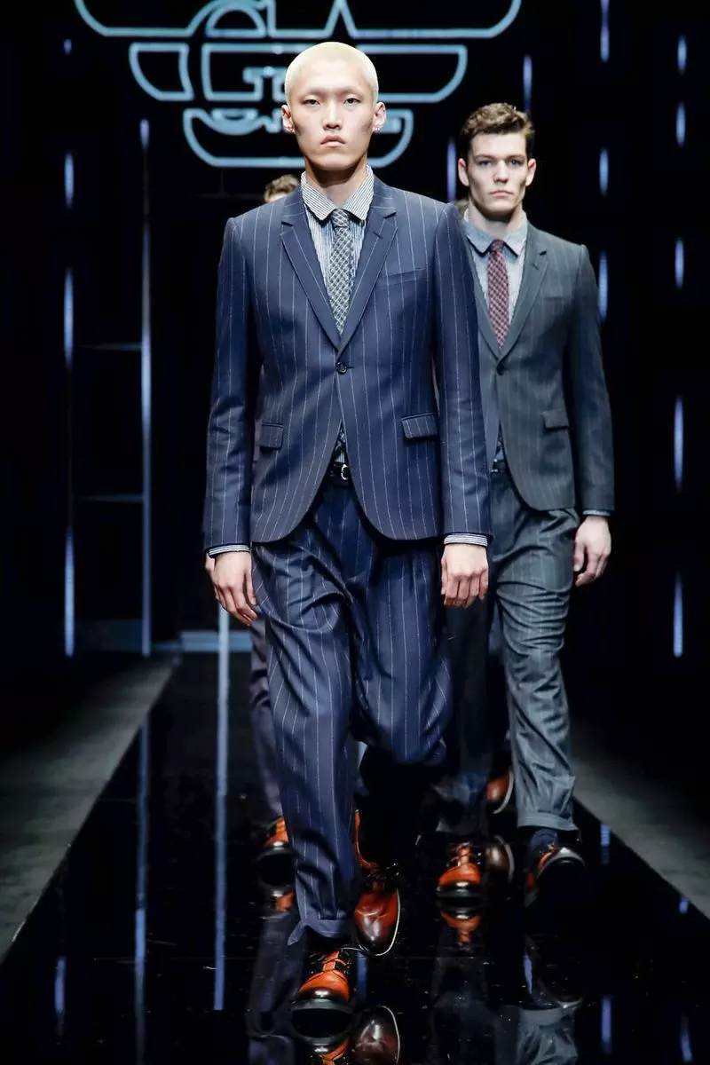 Emporio Armani herrafatnaður Haust Vetur 2019 Milan81