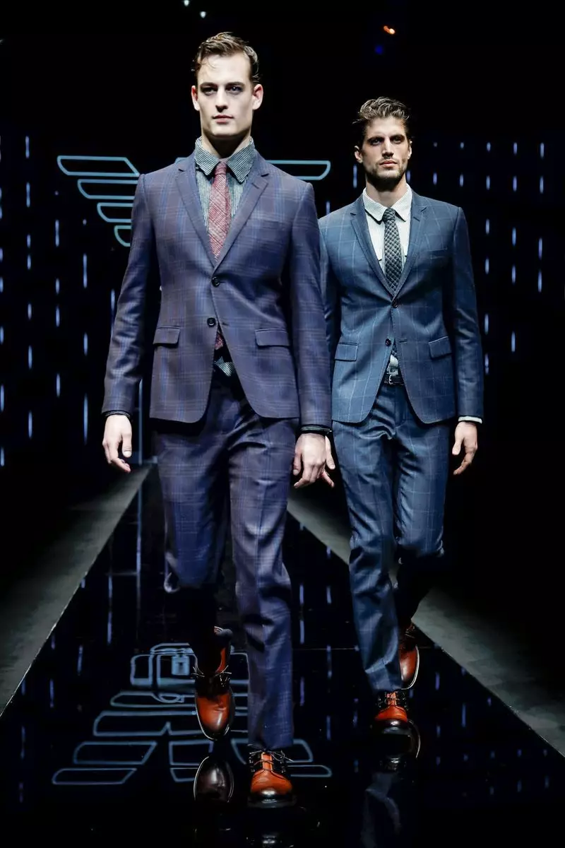 Emporio Armani Herrenmode Herbst Winter 2019 Milan82