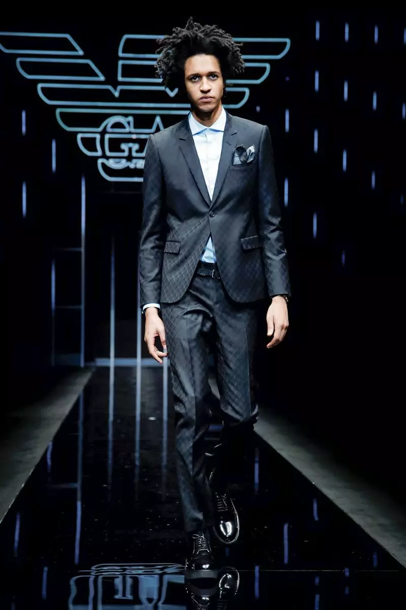 Emporio Armani Menswear Otòn Ivè 2019 Milan87