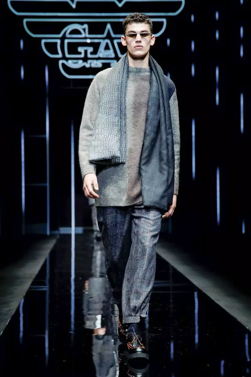 Emporio Armani Menswear Otòn Ivè 2019 Milan91