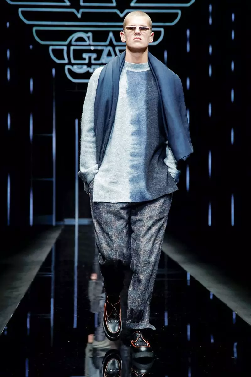 Zovala za Emporio Armani Mens Kugwa Zima 2019 Milan92