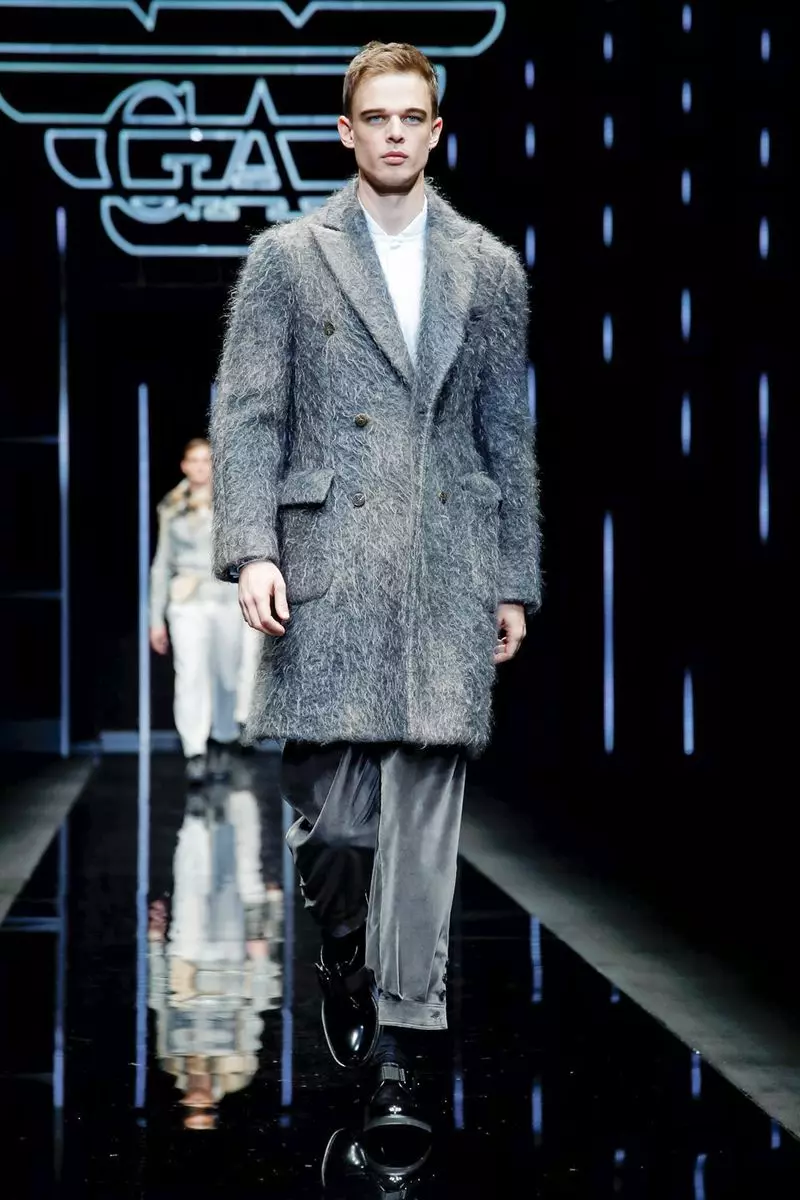 Emporio Armani férfiruházat, őszi tél 2019 Milánó93