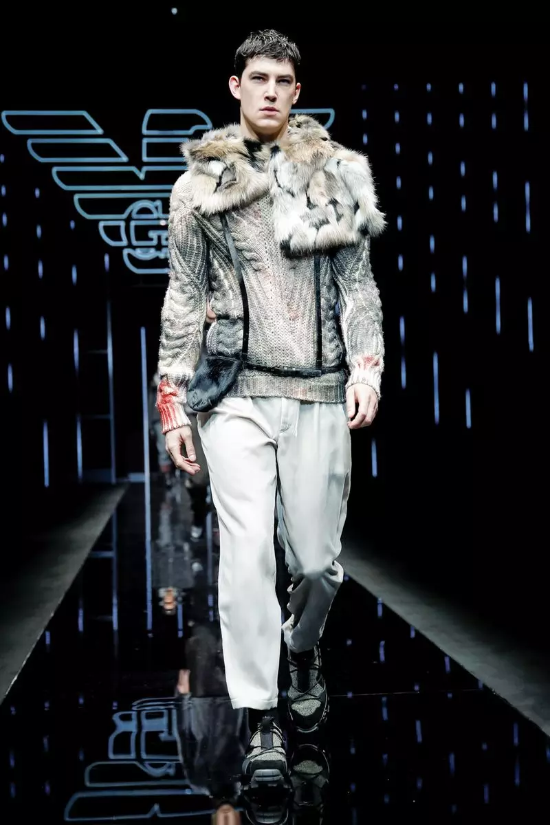 Emporio Armani Erkek Giyim Sonbahar Kış 2019 Milan97