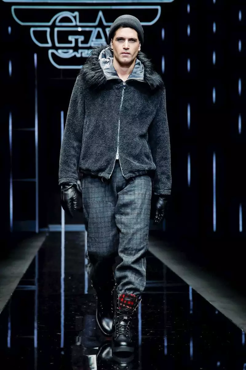 Liaparo tsa banna tsa Emporio Armani Mariha 2019 Milan98