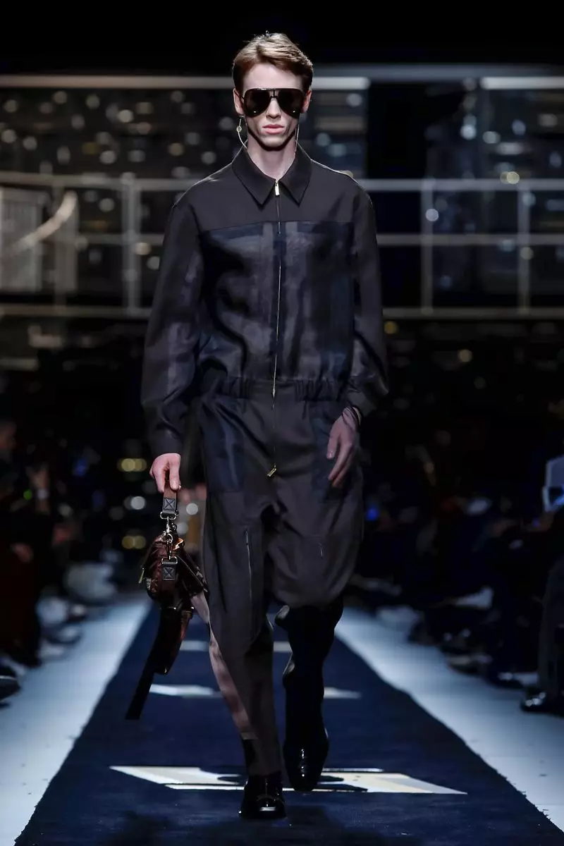 Fendi Menswear Caij nplooj zeeg caij ntuj no 2019 Milan12