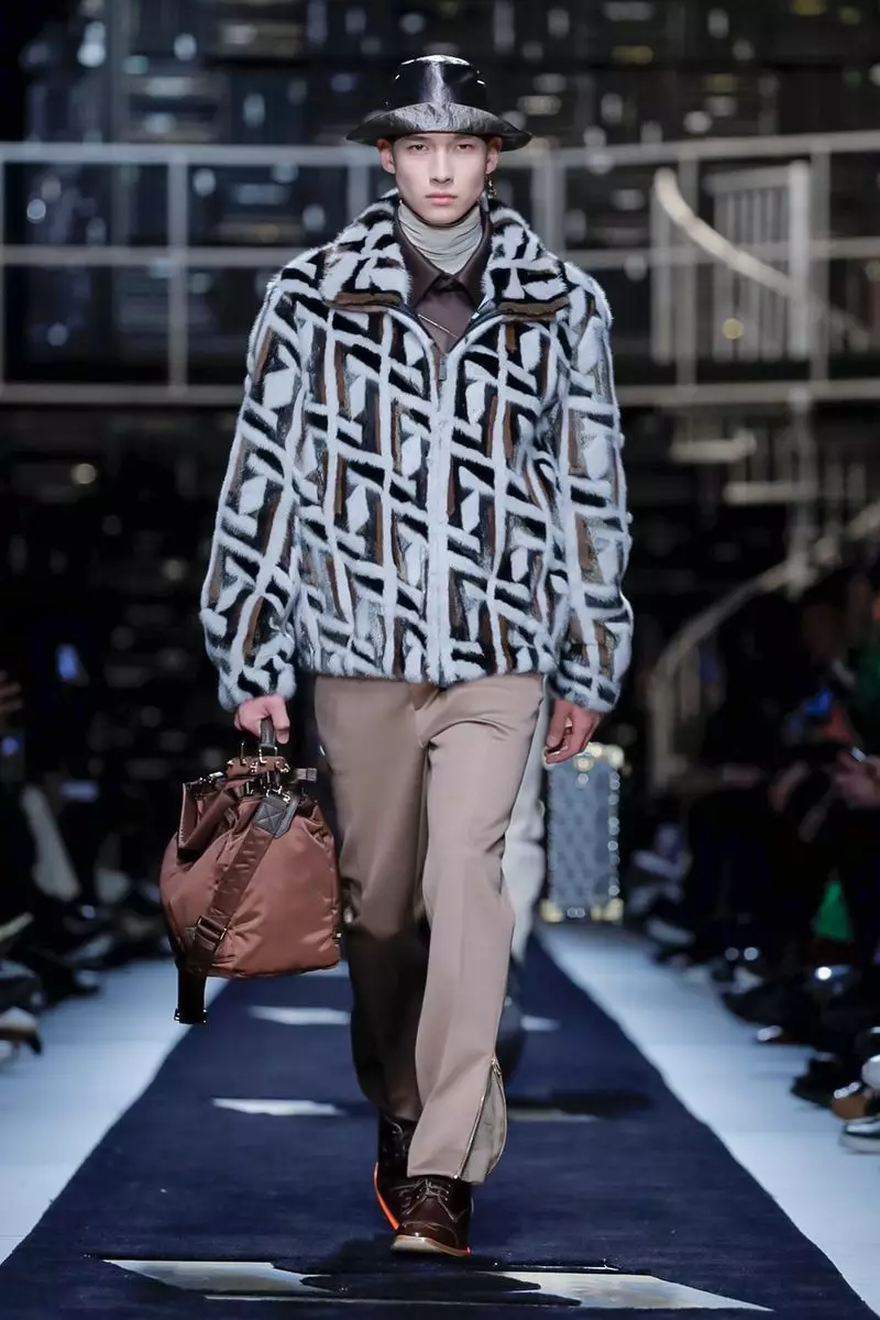 Fendi Herreklær Høst Vinter 2019 Milan13