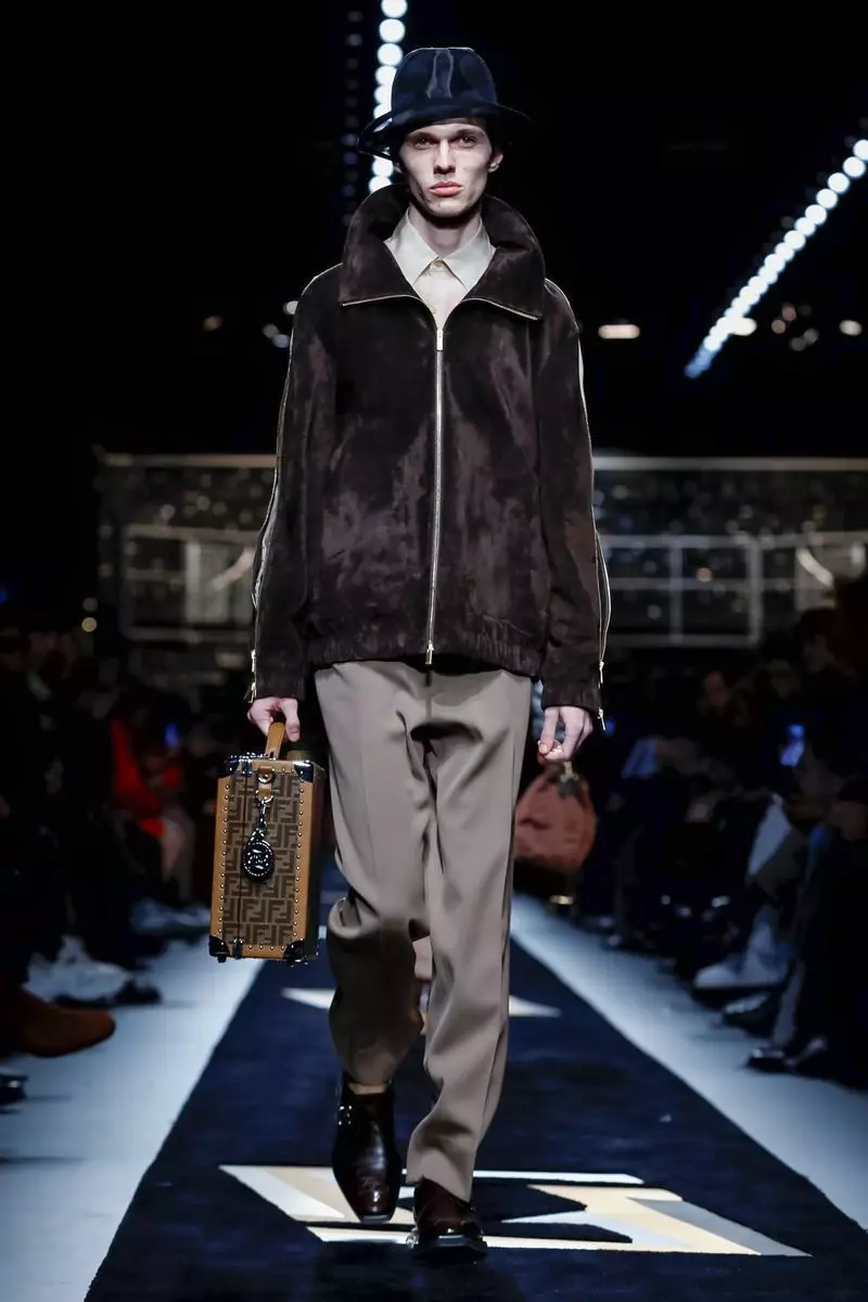 Fendi የወንዶች ልብስ መውደቅ ክረምት 2019 Milan14