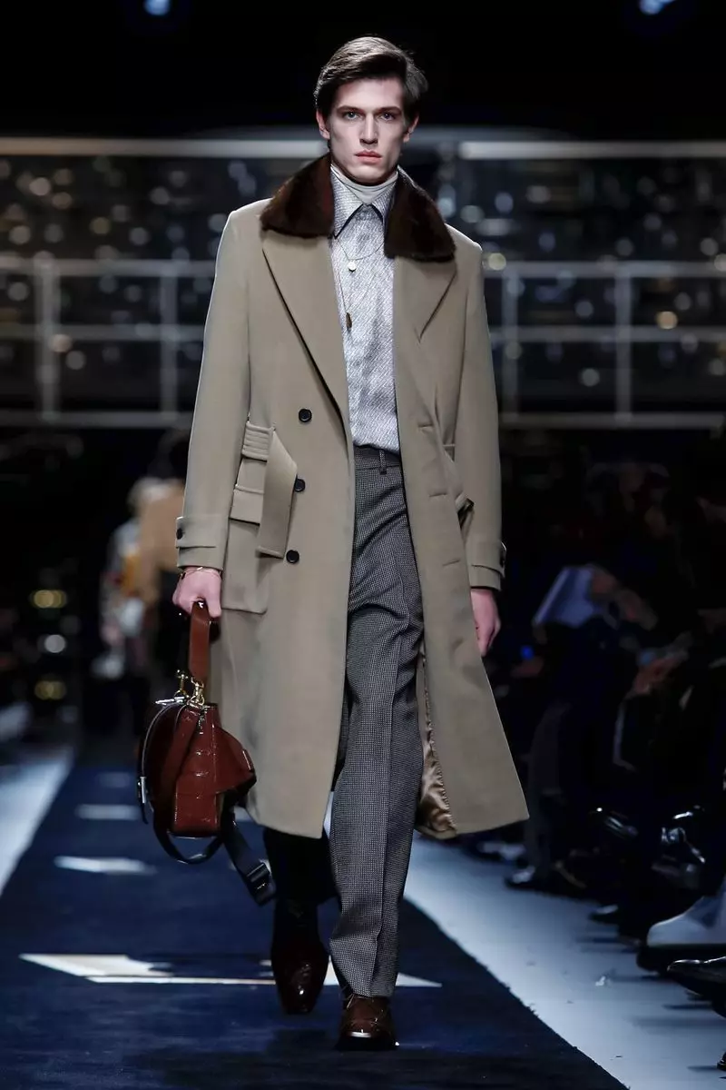 Fendi Erkek Giyim Sonbahar Kış 2019 Milan18