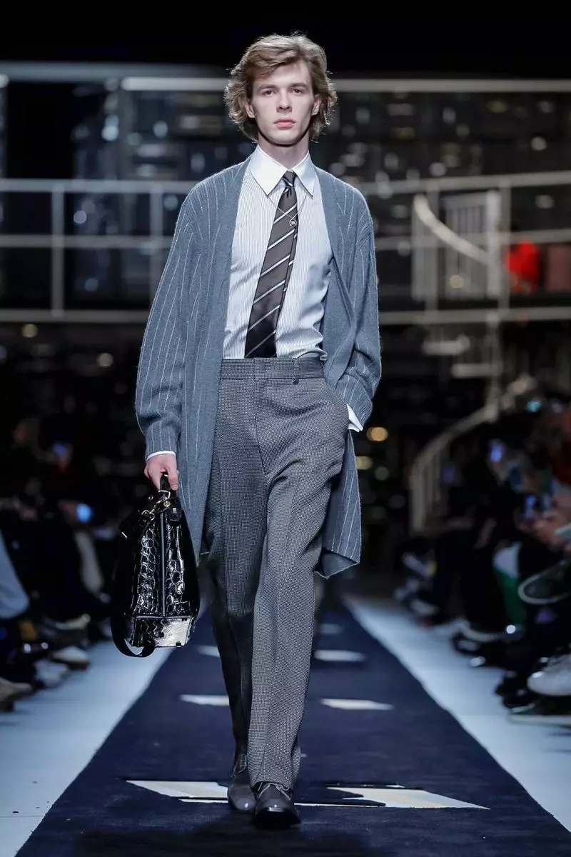 Fendi Erkek Giyim Sonbahar Kış 2019 Milan33