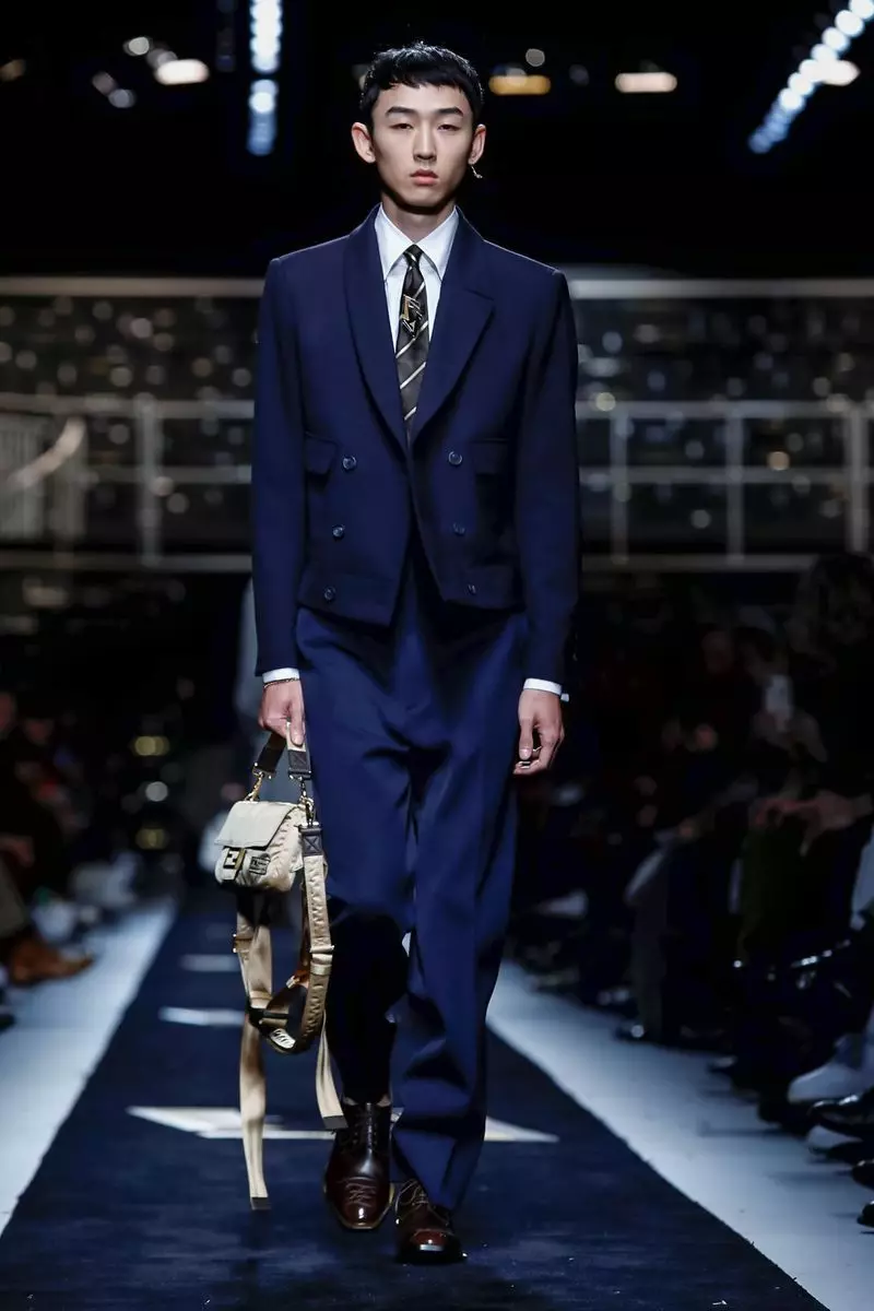 Fendi Menswear Rudens Žiema 2019 Milan36