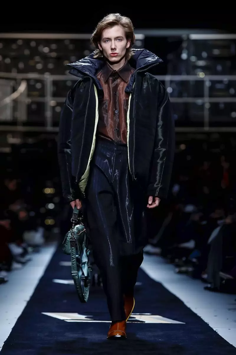 Fendi Erkek Giyim Sonbahar Kış 2019 Milan48