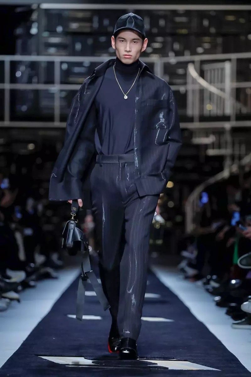 Fendi የወንዶች ልብስ ክረምት ክረምት 2019 Milan49