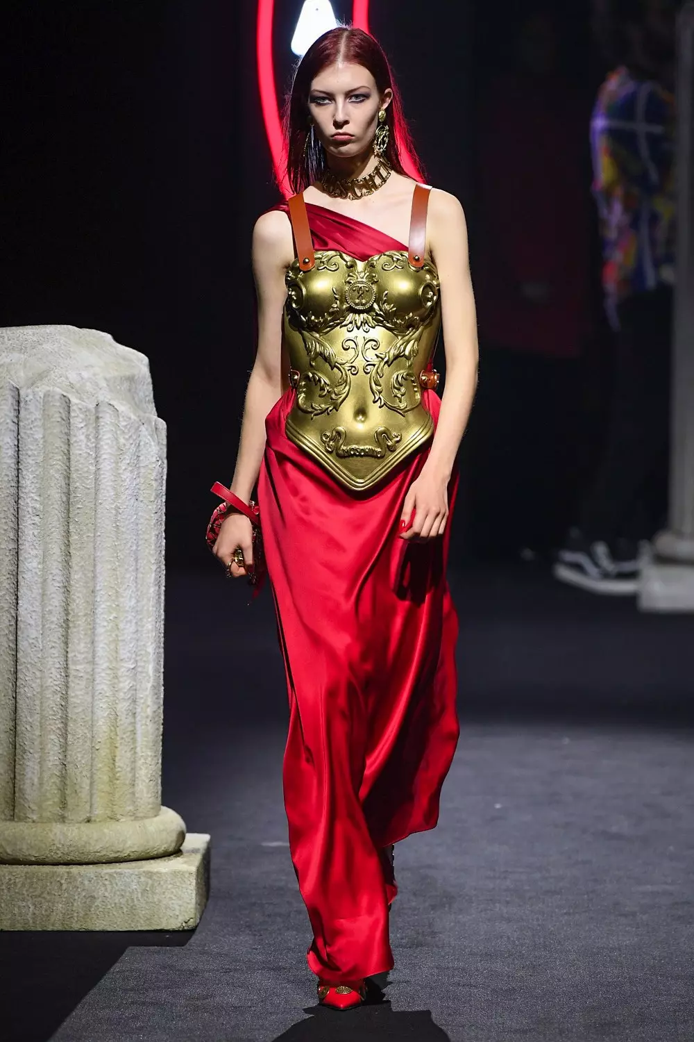 Moschino Aṣọ Ọkunrin Igba otutu 2019 Rome4