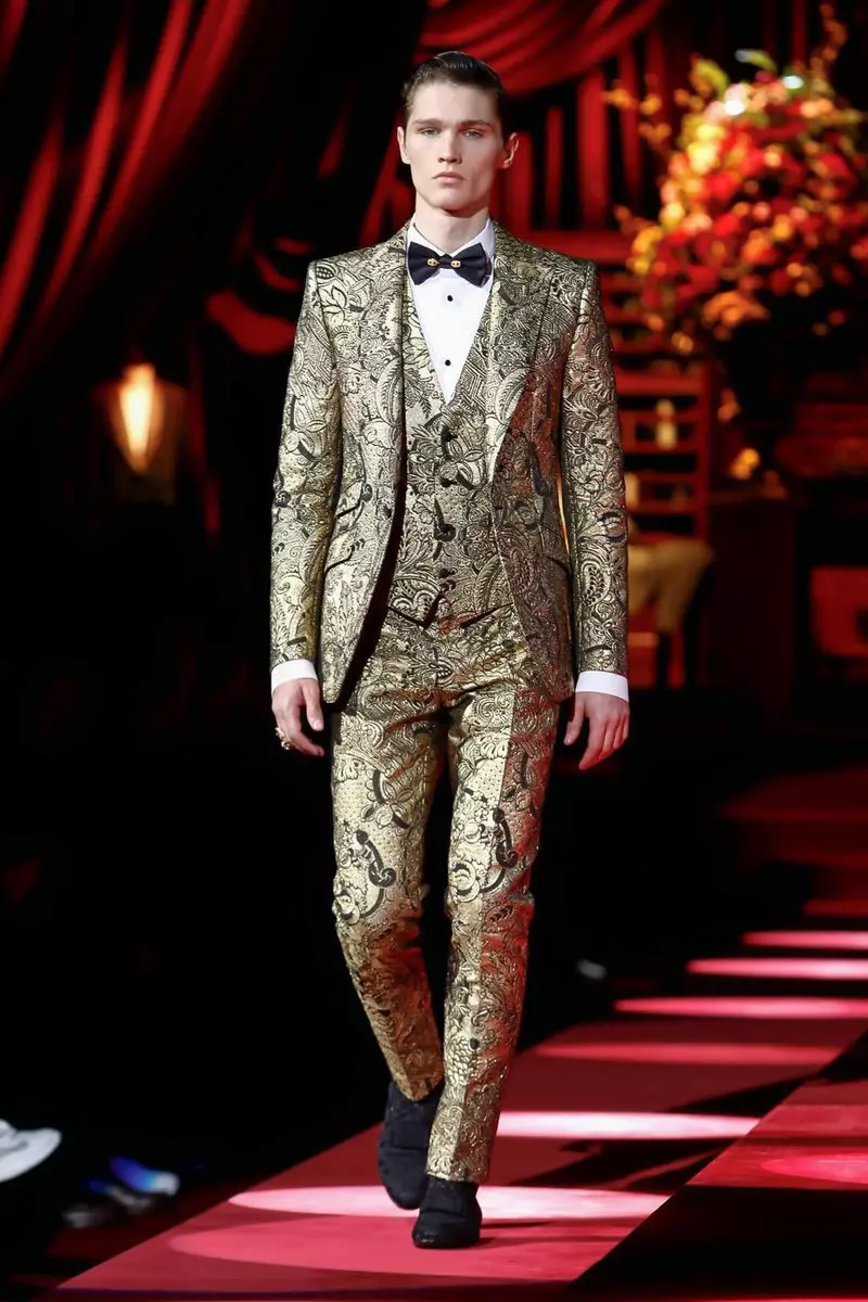 I-Dolce kunye neGabbana Menswear ekwindla ebusika ngo-2019 eMilan101