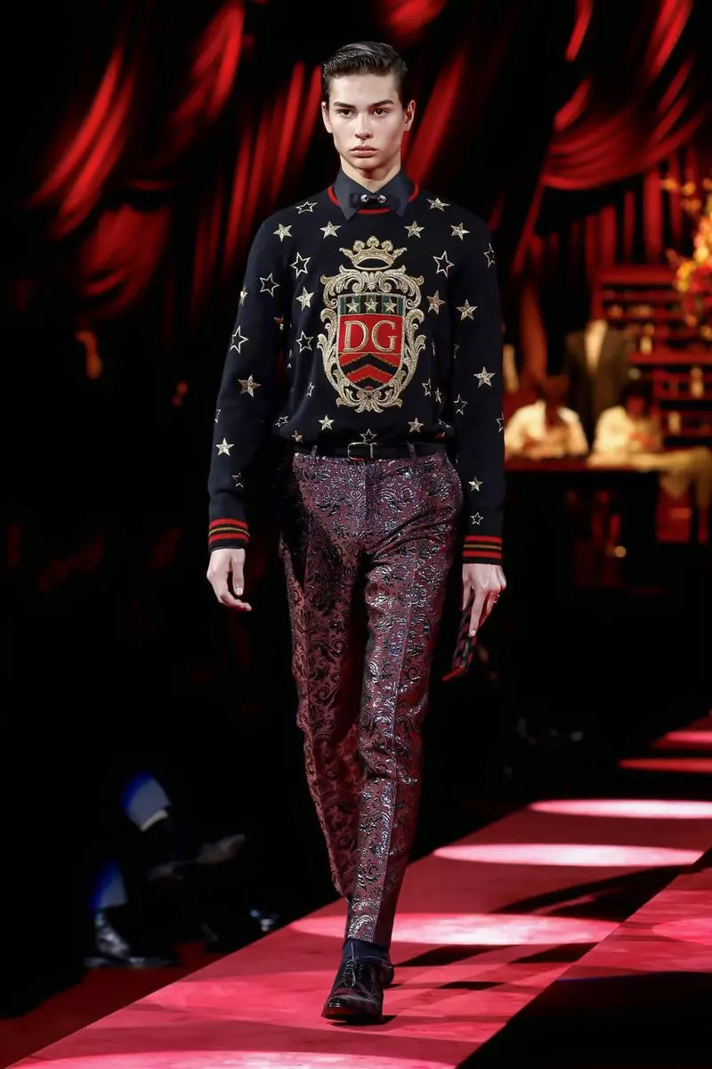 Dolce & Gabbana rad gason otòn ivè 2019 Milan112