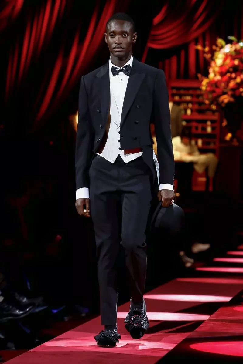 Nguo za Kiume za Dolce na Gabbana Majira ya Baridi ya 2019 Milan122