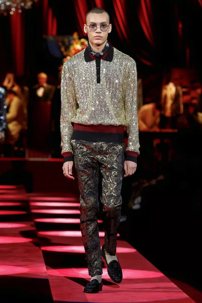 Dolce & Gabbana Menswear រដូវស្លឹកឈើជ្រុះរដូវរងាឆ្នាំ 2019 Milan124