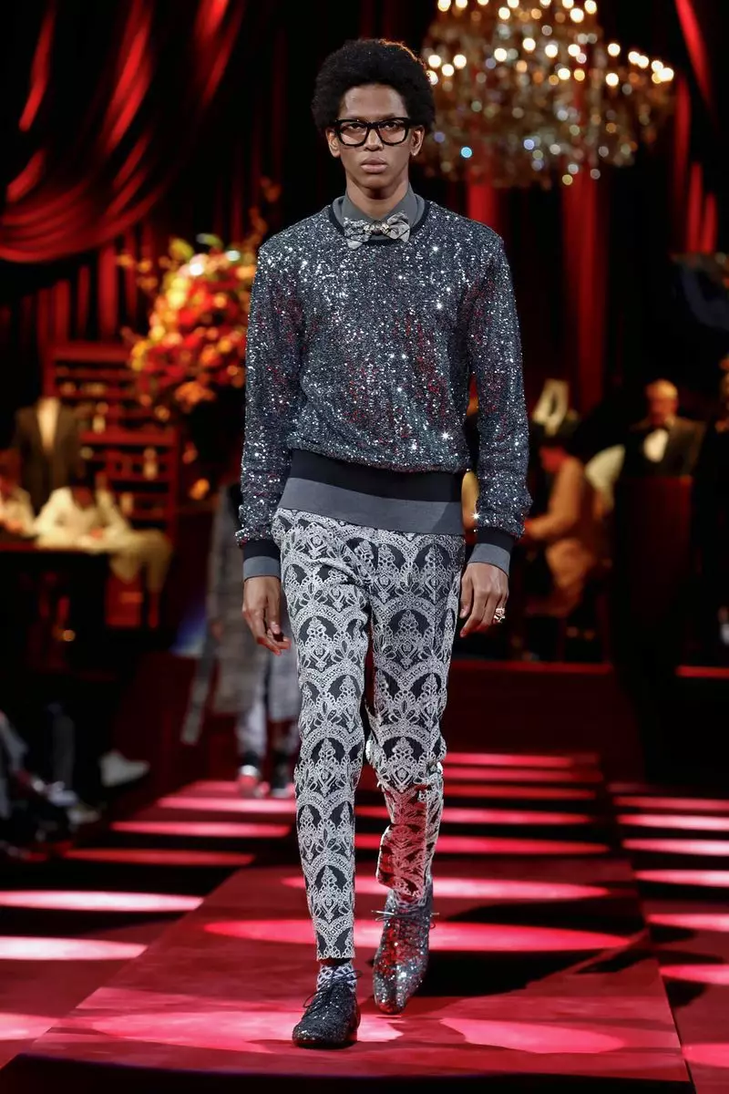 Pakaian Lelaki Dolce & Gabbana Musim Gugur Musim Sejuk 2019 Milan126