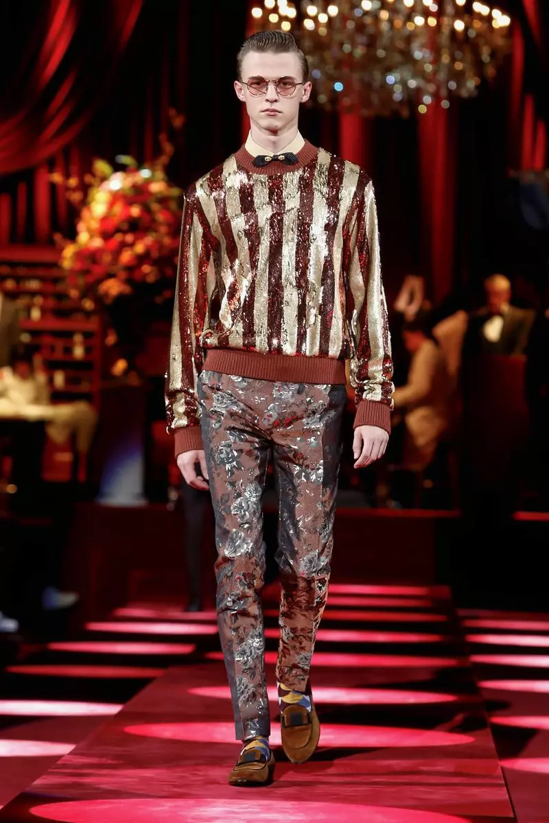 Dolce & Gabbana Homme Automne Hiver 2019 Milan129