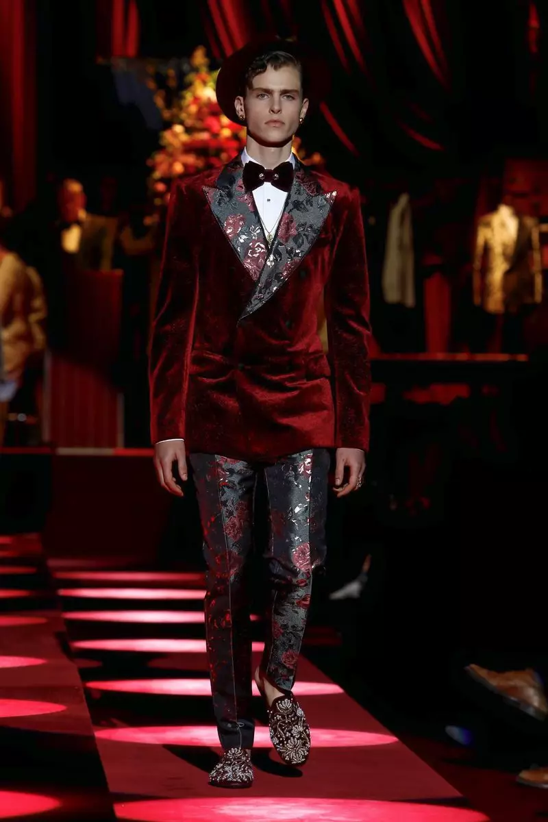 Veshje për meshkuj Dolce & Gabbana Vjeshtë Dimër 2019 Milan14