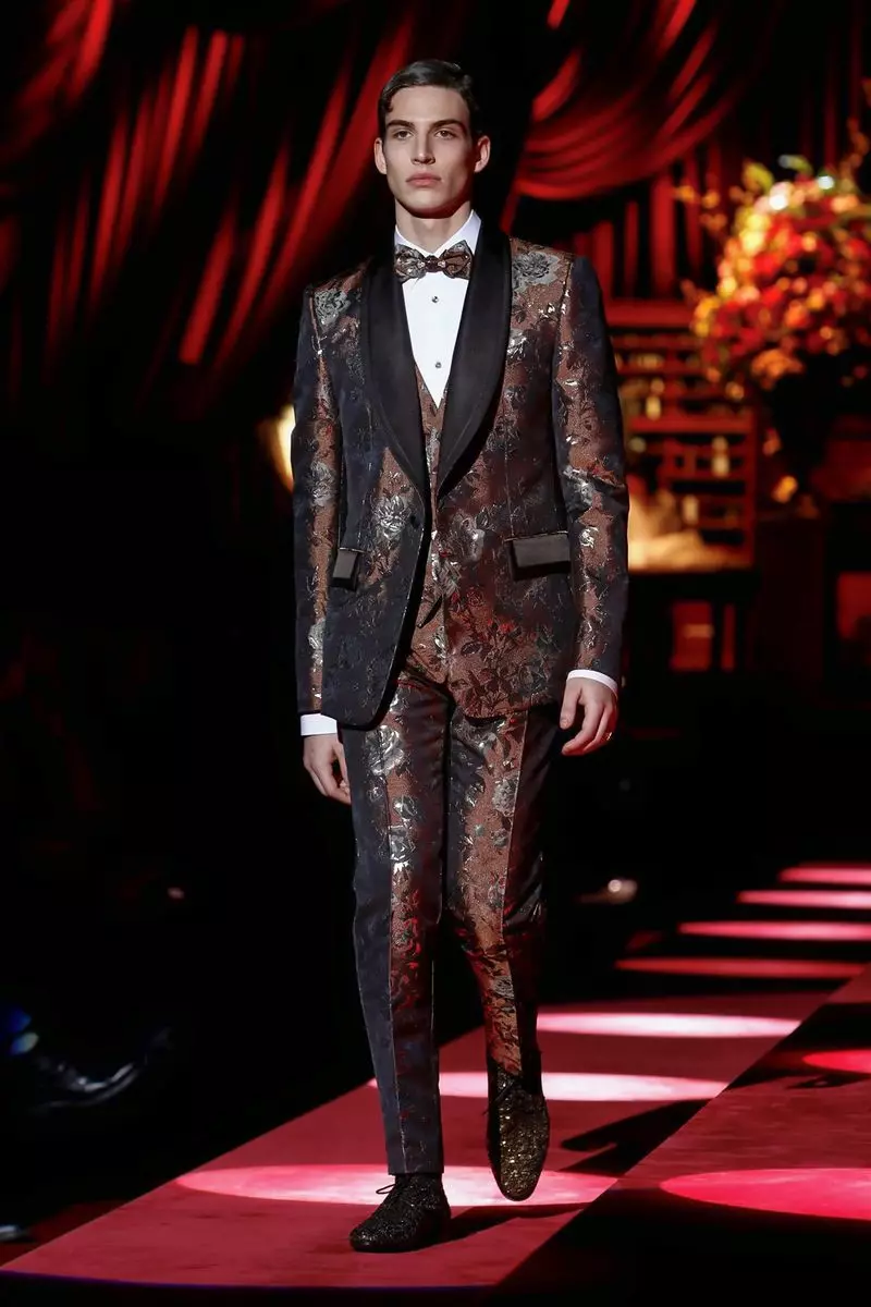 Dolce & Gabbana erkaklar kiyimlari kuz-qish 2019 Milan18