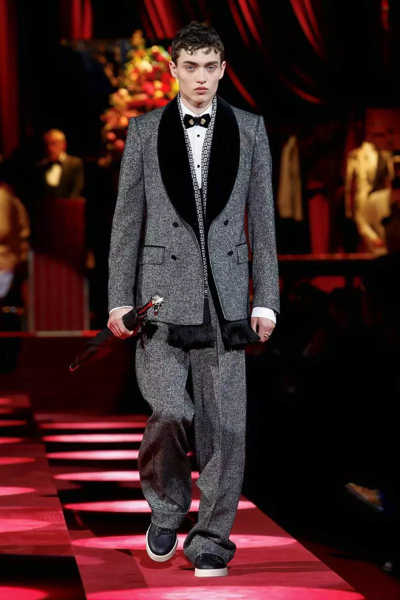 Dolce & Gabbana Menswear រដូវស្លឹកឈើជ្រុះរដូវរងាឆ្នាំ 2019 Milan2