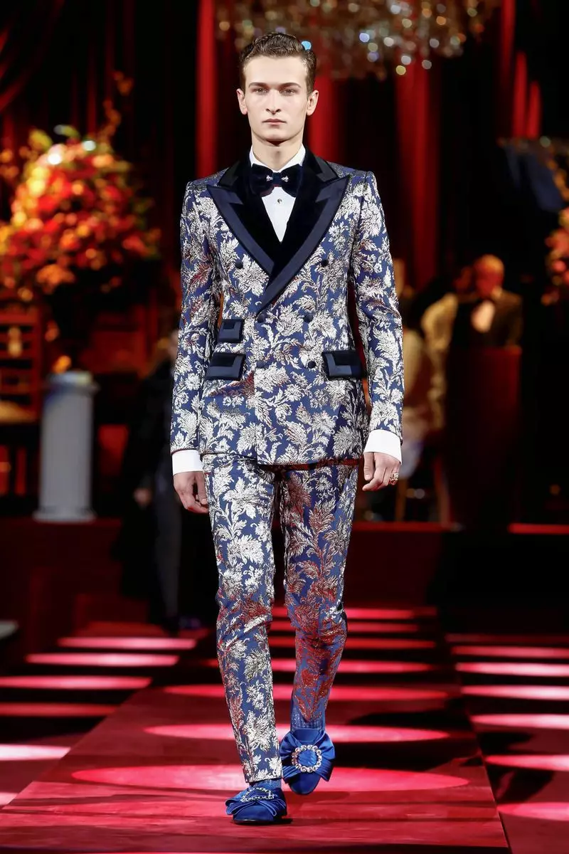 Veshje për meshkuj Dolce & Gabbana Vjeshtë Dimër 2019 Milan22