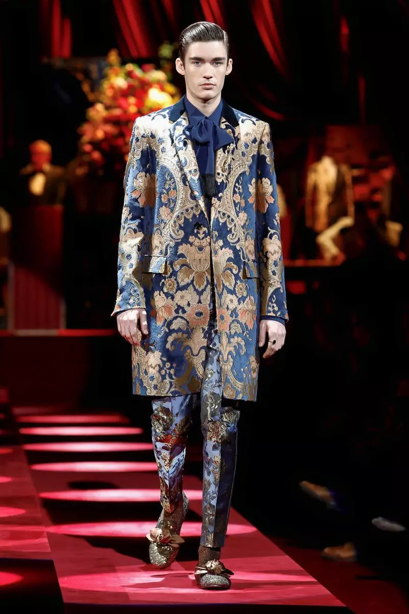 Dolce & Gabbana Menswear រដូវស្លឹកឈើជ្រុះរដូវរងាឆ្នាំ 2019 Milan32