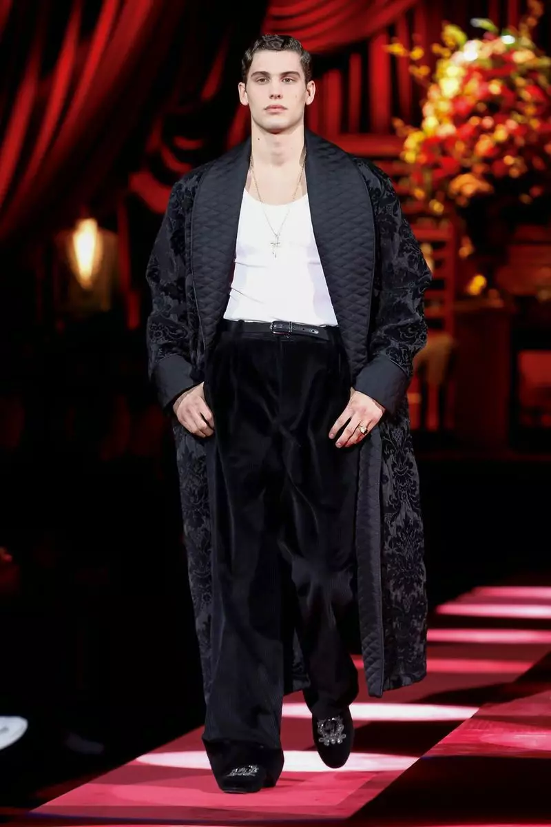 Veshje për meshkuj Dolce & Gabbana Vjeshtë Dimër 2019 Milan37